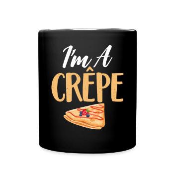 Cadeaux en crêpe pour les amateurs de crêpe - Mug uni - noir - Devant
