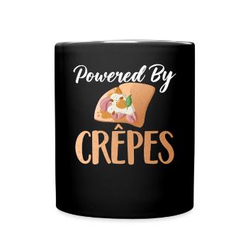Crepe Gifts for Crepe Lover - Full Colour Mug - black - Front