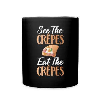 Cadeaux en crêpe pour les amateurs de crêpe - Mug uni - noir - Devant