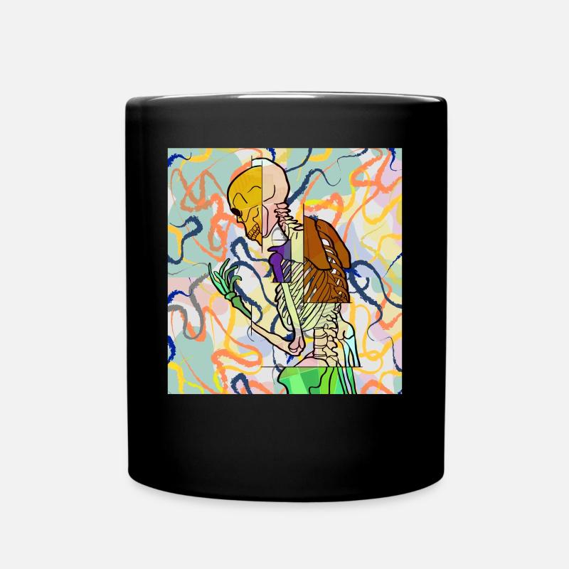 Squelette esthétique d’avant-garde - Mug uni - noir