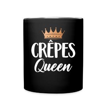 Crepe Gifts for Crepe Lover - Full Colour Mug - black - Front
