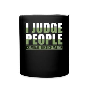 Licence en droit - Mug uni - noir - Devant