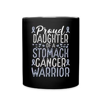 Stomach Cancer Awareness Movement Daughter Ribbon - Tasse einfarbig - Schwarz - Vorne