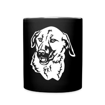 Kangal Kopf "Black Edition" - Tasse einfarbig - Schwarz - Vorne