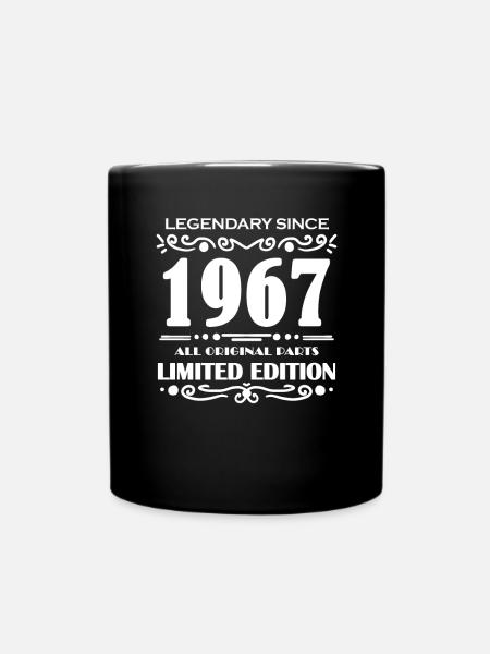 1967 - Jahrgang 1967 - Tasse einfarbig - Schwarz