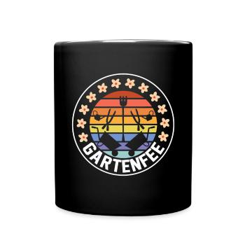 Garden Fairy Gardener Hobby Garden Self-Catering - Full Colour Mug - black - Front