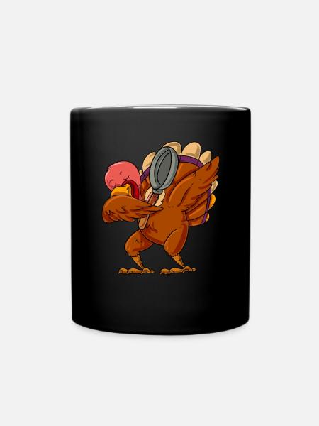 Truthahn - Tasse einfarbig - Schwarz