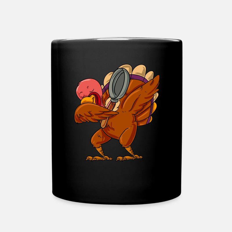 Truthahn - Tasse einfarbig - Schwarz