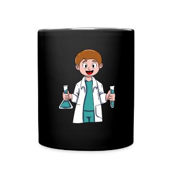 Kleiner Forscher - Tasse einfarbig - Schwarz - Vorne