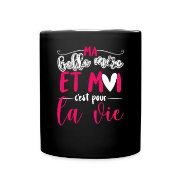 Belle Maman Belle-Fille - Mug uni - noir - Devant