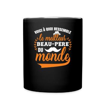 Le Meilleur Beau-Père Du Monde - Mug uni - noir - Devant