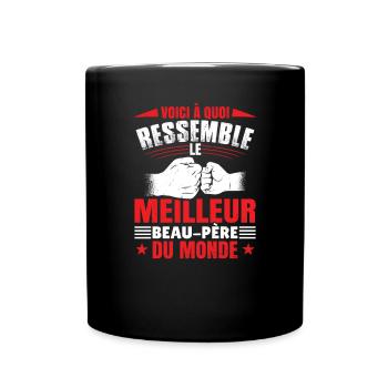 Voici À Quoi Ressemble Le Beau Père - Mug uni - noir - Devant