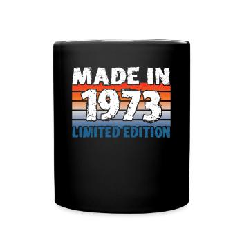 50e anniversaire Made in 1973 Edition Limitée - Mug uni - noir - Devant