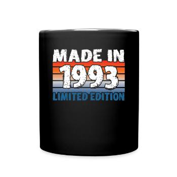 30e anniversaire Made in 1993 édition limitée - Mug uni - noir - Devant