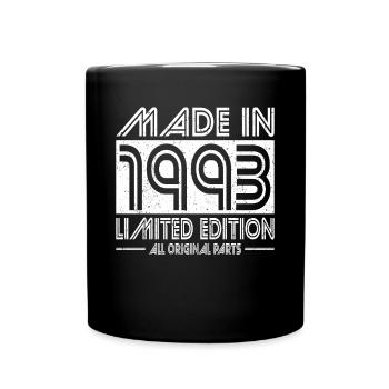 30e anniversaire Made in 1993 édition limitée - Mug uni - noir - Devant