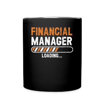 Directeur financier Chargement Profession - Mug uni - noir - Devant