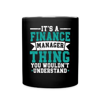 Une chose du directeur financier que vous ne comprendriez pas - Mug uni - noir - Devant