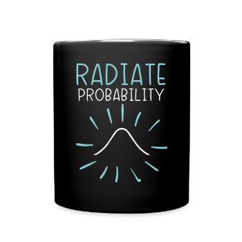 Radiate Probability Statistics Job Statisticien - Mug uni - noir - Devant