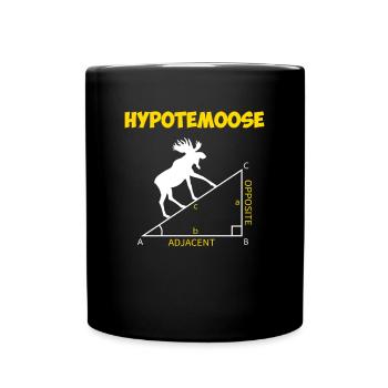 hypotemoose, math teacher hypotemoose - Tasse einfarbig - Schwarz - Vorne