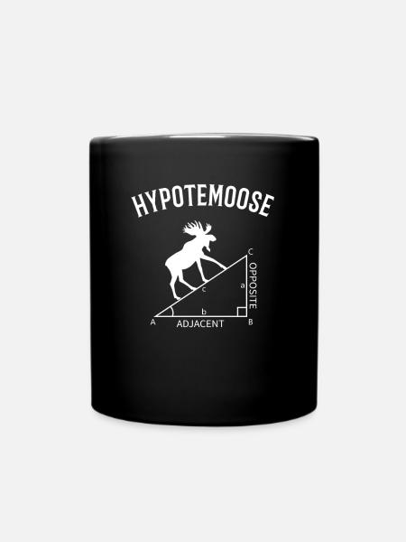 hypotemoose, math teacher hypotemoose - Tasse einfarbig - Schwarz
