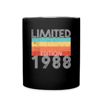 Edition Limitée Rétro 1988 - Mug uni - noir - Devant