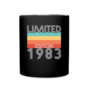 Limited Edition Retro 1983 - Full Colour Mug - black - Front