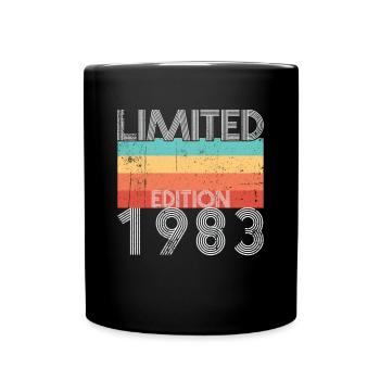 Limited Edition Retro 1983 - Tasse einfarbig - Schwarz - Vorne