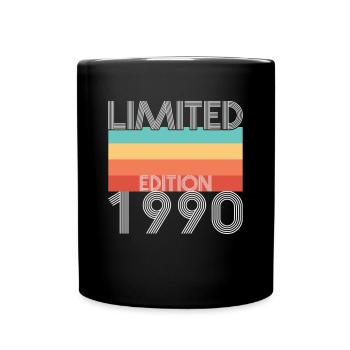 Edition Limitée Rétro 1990 - Mug uni - noir - Devant