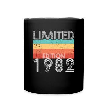 Edition Limitée Rétro 1982 - Mug uni - noir - Devant