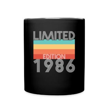 Limited Edition Retro 1986 - Tasse einfarbig - Schwarz - Vorne