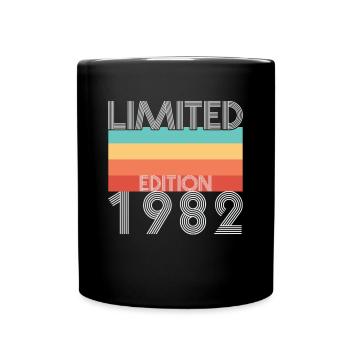 Limited Edition Retro 1982 - Tasse einfarbig - Schwarz - Vorne
