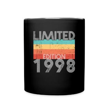 Limited Edition Retro 1998 - Tasse einfarbig - Schwarz - Vorne