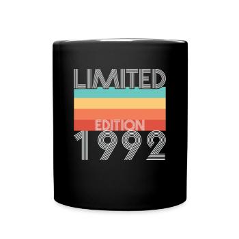 Limited Edition Retro 1992 - Tasse einfarbig - Schwarz - Vorne