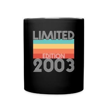 Limited Edition Retro 2003 - Full Colour Mug - black - Front