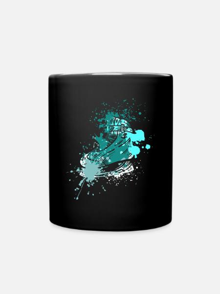 Splash Ice skating shoe - Tasse einfarbig - Schwarz