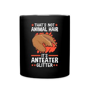 This is Anteater Glitter Anteater - Full Colour Mug - black - Front