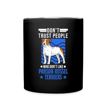 Parson Russell Terrier Owner - Full Colour Mug - black - Front