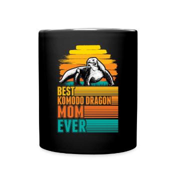 Meilleure maman dragon de Komodo Jamais Komodo Monitor Mama - Mug uni - noir - Devant