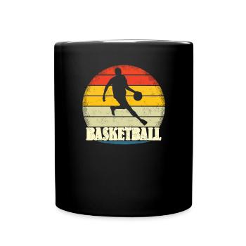 Basketball Idée cadeau Sport Design - Mug uni - noir - Devant