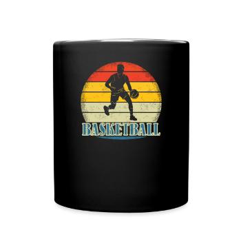 Basketball Idée cadeau Sport Design - Mug uni - noir - Devant