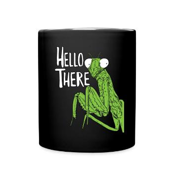 Insect Enthusiast Holy Ninja Praying Mantis Lover - Full Colour Mug - black - Front