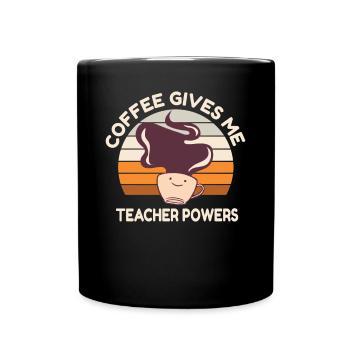 Primary School Teacher Kindergarten Educator - Full Colour Mug - black - Front