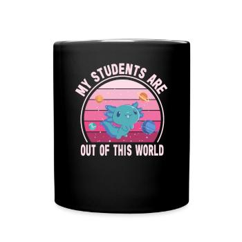 Enseignante au primaire Éducatrice de maternelle - Mug uni - noir - Devant