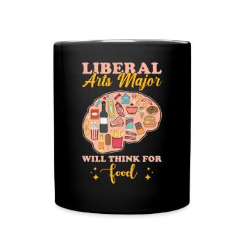 Diplôme en arts libéraux - Mug uni - noir - Devant
