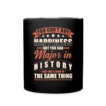 History Graduation - Full Colour Mug - black - Front