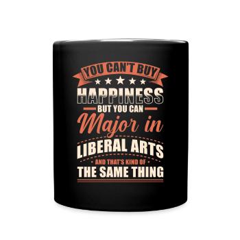 Diplôme en arts libéraux - Mug uni - noir - Devant