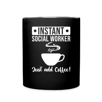 Social Work Social Worker Coffee - Full Colour Mug - black - Front