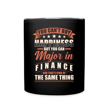 Public Finance Degree - Full Colour Mug - black - Front