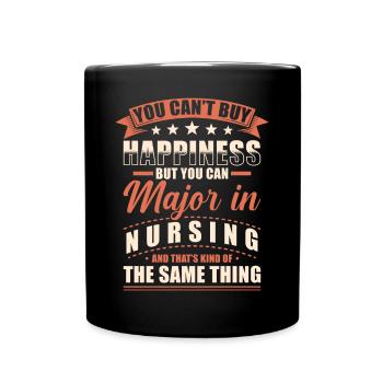 Nursing Graduation - Full Colour Mug - black - Front