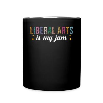 Liberal Arts Ist Meine Leidenschaft - Tasse einfarbig - Schwarz - Vorne
